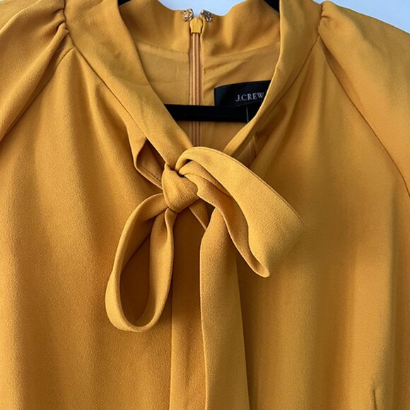 NWT NEW J crew Ruffle-front sheath dress in 365 crepe - Sz 14 - Picture 6 of 6